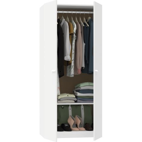 MUEBLES PITARCH Armario 2 Puertas Tibet Blanco - ref: 1106-AR (1/4)