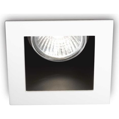 Ideal Lux Funky - Projecteur à 1 lumière encastré blanc, GU10