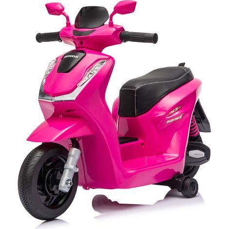 Scooter Elettrico per Bambini 78x39x53 cm Licenza Honda SH125 Small Rosa (1/5)