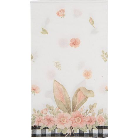 Lot de 20 Serviettes en Papier Blanc 33 x 40 cm pour Table, Dîner et Fête - PANGIVO