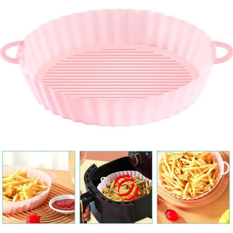 Revêtement silicone friteuse air, tapis cuisson antiadhésif résistant chaleur durable (1/5)