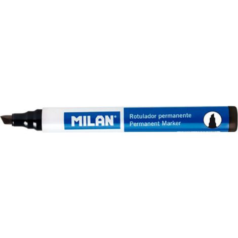 MILAN Permanentmarker - 64190 - Keilspitze - schwarz