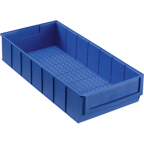 Allit 456550 Sichtlagerkasten (L x B x H) 400 x 185 x 81 mm Blau 1 St. (1/2)
