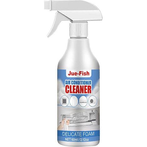 Spray nettoyant pour climatiseur, détartrage du serpentin du condenseur, désodorisant, nettoyage des pales du ventilateur, pulvérisateur moussant pour radiateurs. Quantité : 1 pièce. (1/4)