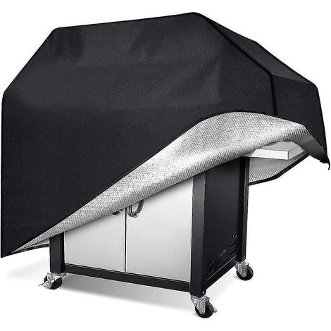 Housse pour barbecue, tissu Oxford robuste, imperméable, anti-poussière et anti-UV, housse pour barbecue d'extérieur (170 x 61 x 117 cm) (1/5)