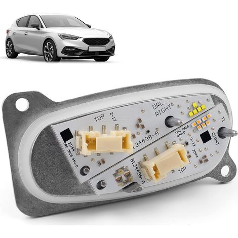 Module de feu de jour à LED droit 5FJ941476 avec dissipateur thermique compatible avec Leon MK4 KL1 KL8 (2020-2024) phare Full LED (1/5)