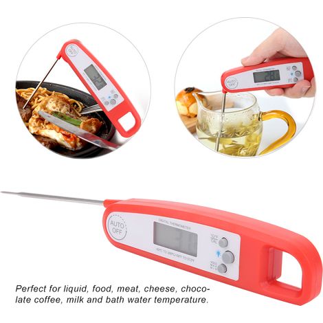 Thermomètre alimentaire étanche à sonde numérique à lecture instantanée pour la viande, outils de cuisine pour barbecue (1/5)