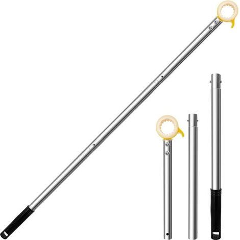Crochet télescopique pour fenêtre de toit - Extension d'ouverture de fenêtre - En acier inoxydable - Pour fenêtre de toit Velux (92 cm, jaune) (1/5)