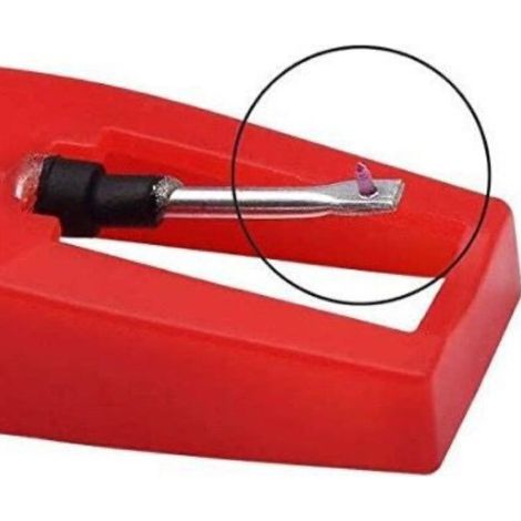 Ruby stylus, individually packaged, universal for record players.