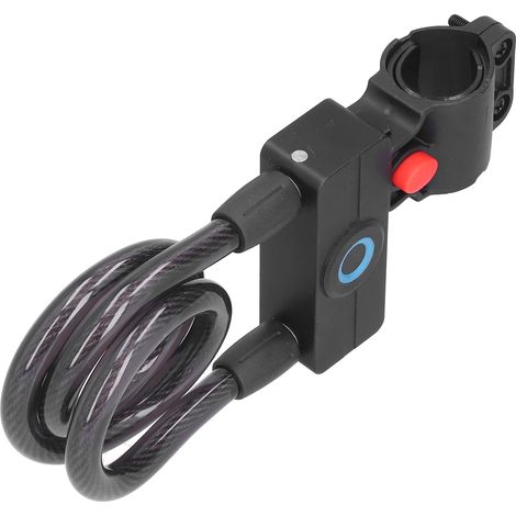 Tragbares Fingerabdruck-Fahrradschloss mit 3,7-V-Lithium-Akku, intelligentes Bluetooth-Kettenschloss für Motorrad und Mountainbike (1/5)