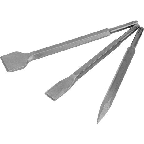 Ensemble de 3 marteaux et burins pour marteaux de démolition électriques et marteaux à béton (1/5)