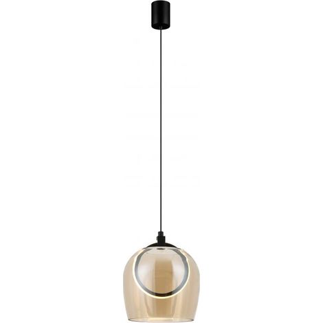 Suspension Luminaire LED D200 6W Doré Zambelis - Blanc chaud - 3000K (1/3)
