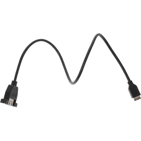3.0a Câble Adaptateur USB Type-e vers USB Mâle pour Carte Mère Ordinateur avec Support de Panneau et Fixation (1/5)
