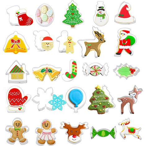 25-teiliges Osterkeksausstecher-Set aus Edelstahl