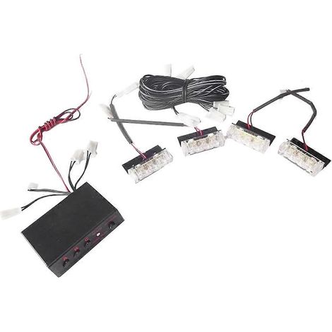 Luces estroboscópicas One Drag Four, luces estroboscópicas, luces de señalización, luces LED para automóviles, suministros generales para automóviles, luz azul() (1/2)