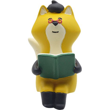 Chat bibliothèque chaton décoratif résine synthétique écologique statuette animal mignonne élégante type 3 (1/5)