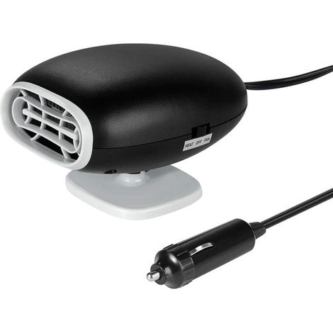 Réchauffeur d'air de voiture, ventilateur de chauffage de voiture portable 12V 150W, dégivreur de voiture, avec support réglable, refroidissement et chauffage rapides (1/4)
