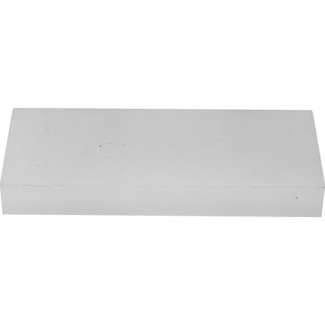 Maillet en caoutchouc blanc mat, planche à estamper et découper pour cuir, outil d'artisanat 20 x 8 x 2.5 cm (1/5)