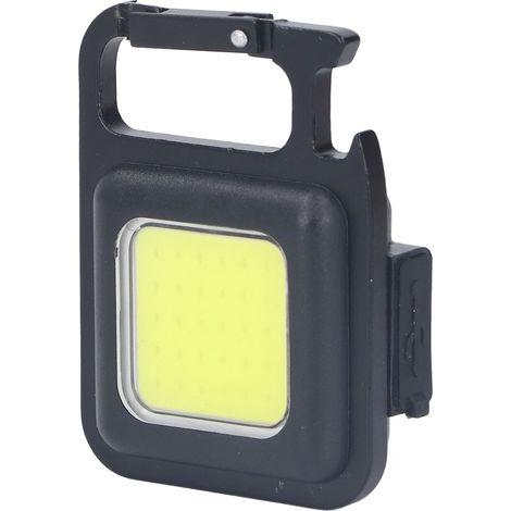 Set mit 4 COB-Taschenlampen (1000 lm), 3 Leuchtmodi, wasserdicht, USB-aufladbar, Mini-Quadratlampe für Wohnmobile und Camping (1/5)