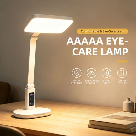 Faltbare Schreibtischlampe mit Touchscreen Wiederaufladbar Anti Myopie Studium Wohnheim LED (1/5)