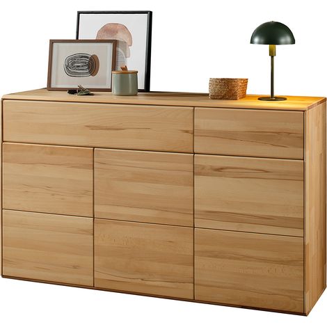 Kommode ca. 149 cm breit modern in massiver Buche KALAMARIA-69 (1/5)