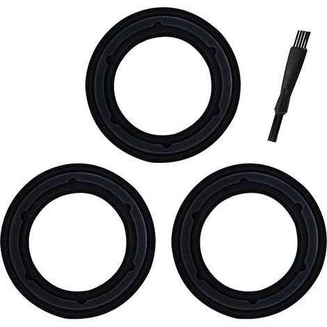 Ensemble de 3 joints d'étanchéité pour joint de lame Monsieur Cuisine Connect,joint de remplacement pour accessoires de robot culinaire Monsieur Cuisine Edition Plus et Smart(avec brosse de nettoyage) (1/5)