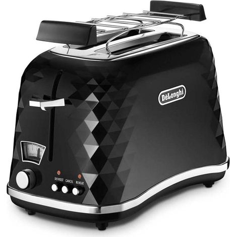 Delonghi CTJ 2103.BK Toaster schwarz 6 Bräunungsstufen