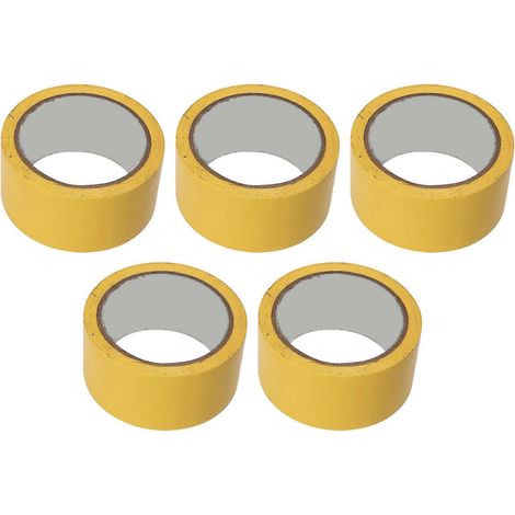 5-teiliges Bodenmarkierungsband, 5 cm breit, für Sporthallen, Basketball, Volleyball und Tennis, Wettkampflinien, strapazierfähiges PVC-Band, präzise Sportmarkierung. (1/5)