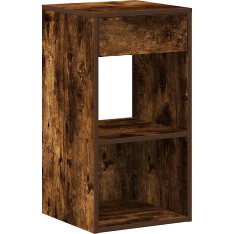 Maison Exclusive - Comodino con Cassetto Rovere Fumo 35x34x66,5 cm