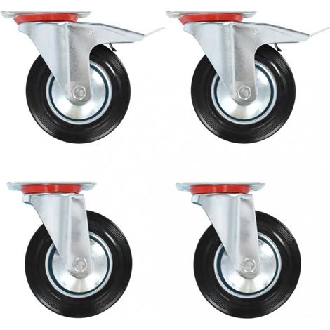8 Stück Drehbare Rollen 160 mm (1/5)