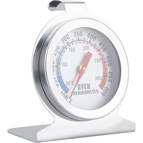 Ofenthermometer aus Edelstahl mit Skala zur Messung der Temperatur von Lebensmitteln und Fleisch (50-300℃) (1/5)