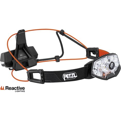 Petzl – Lampe frontale rechargeable 1500 lumens – Technologie Reactive Lighting – Autonomie 12h – Étanche IPX4 – 375g pour randonnées nocturnes