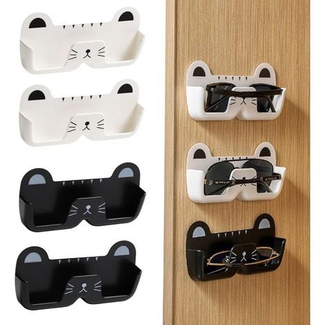 [JAMAIS UTILISÉ] 4PCS Rangement Lunette de Soleil,Porte Lunettes,Boite a Lunette Mural,Porte Lunettes Suspendre Décoration D'intérieur Porte Lunettes Maison,Chambre,Salon (1/4)