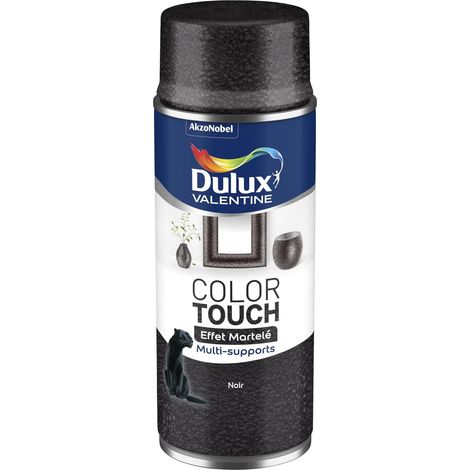 Peinture Aérosol Color Touch - Effet Martelé Noir 400 ml - Dulux Valentine
