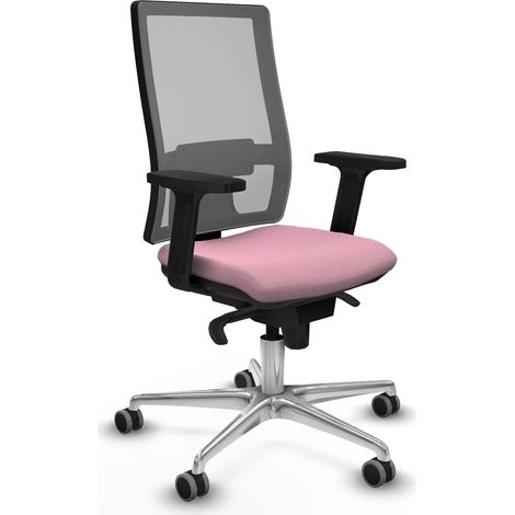 Piqueras y Crespo Horna Chaise de bureau rose ergonomique