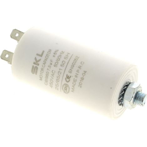 Kondensator 7,5µf 420v-450v c00095649 für Wäschetrockner candy