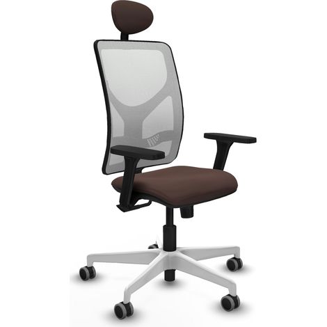 Chaise piqueras y crespo Motilla blanc simili cuir ergonomique (1/2)