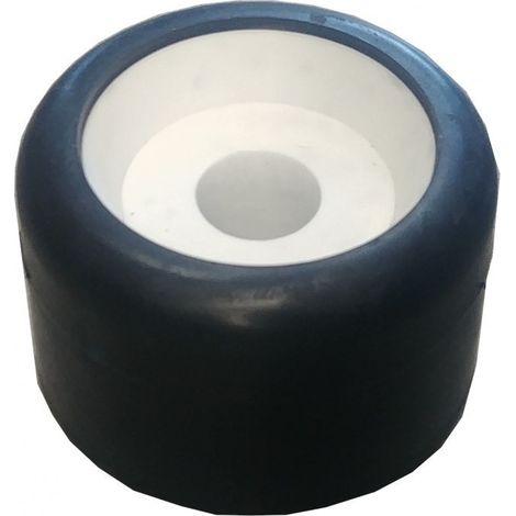 Galet noir 80x55 alésage 21