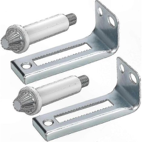 Kit de quincaillerie pour porte pliante à double vantail, avec vis et boulons de fixation, pour réparation et entretien d'accessoires de porte. (1/5)
