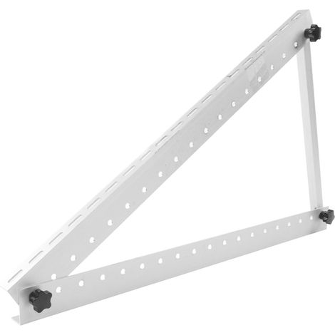 Support de fixation panneau solaire inclinable 28 pouces aluminium pliable réglable pour 150W max (1/5)