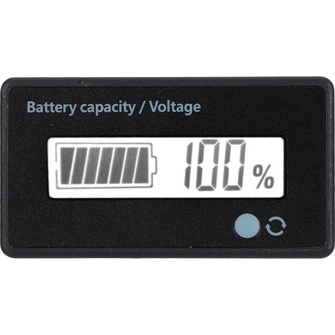 GY-6D PCB HTN Alarme sonore et lumineuse Indicateur de capacité de batterie 12-84V (lumière blanche) (1/5)