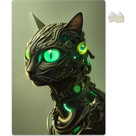 ROBOGATTO - POSTER in PVC da 3mm - Misura: 70x100 cm