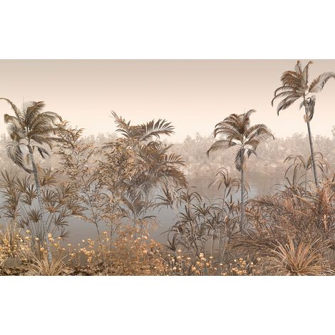 Papier peint panoramique - Forêt Tropicale - 130 cm x 84 cm (1/2)
