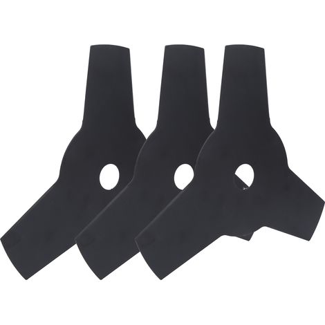 4 Stück 10 Zoll 3T Freischneidermesser Rasentrimmermesser gerade Zähne Zubehör (1/5)