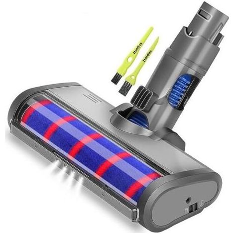 Kompatible Bürste für Dyson V6 DC58 DC59 DC61 DC62 mit weicher Walze für Hartböden und Parkett, Bürste mit LED-Licht (1/4)