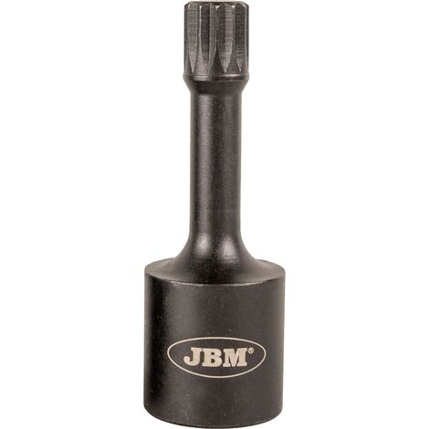 JBM16718 Vaso de impacto especial para tornillos spline (XZN) M12 1/2" (72 mm)