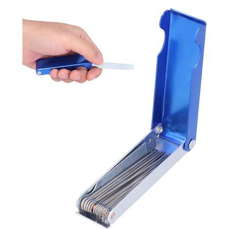 Aiguille de nettoyage de buse 12 en 1, petite taille, portable, longue durée de vie, nettoyant moteur pour un nettoyage sans souci. (1/5)