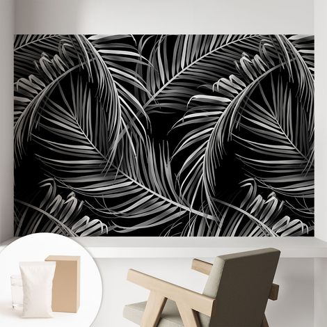 Papier peint intissé mural avec imprimé motifs uniques apparence moderne - Colle incluse gratuite Motif exotique 104x70 cm (1/5)