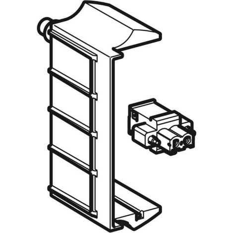 Geberit Anschlussklemme mit Abdeckung, 241947001 (1/3)