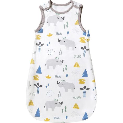 Rhino Baby-Schlafsack - 0,5 Tog Ärmellose, tragbare Decke für Mädchen und Jungen (12-18 Monate) (1/5)